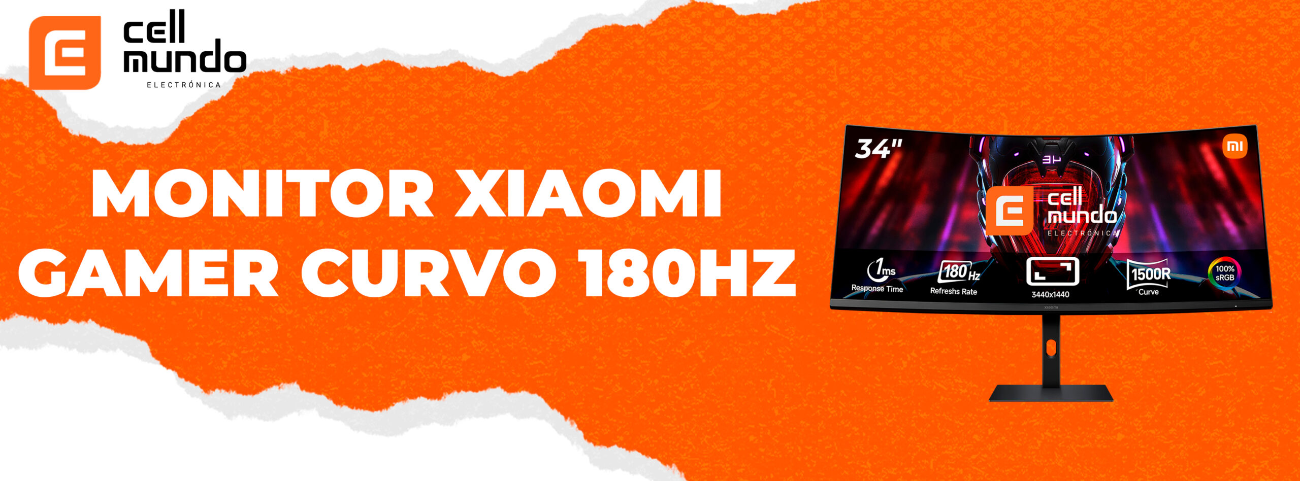 placa slider monitor xiaomi curvo
