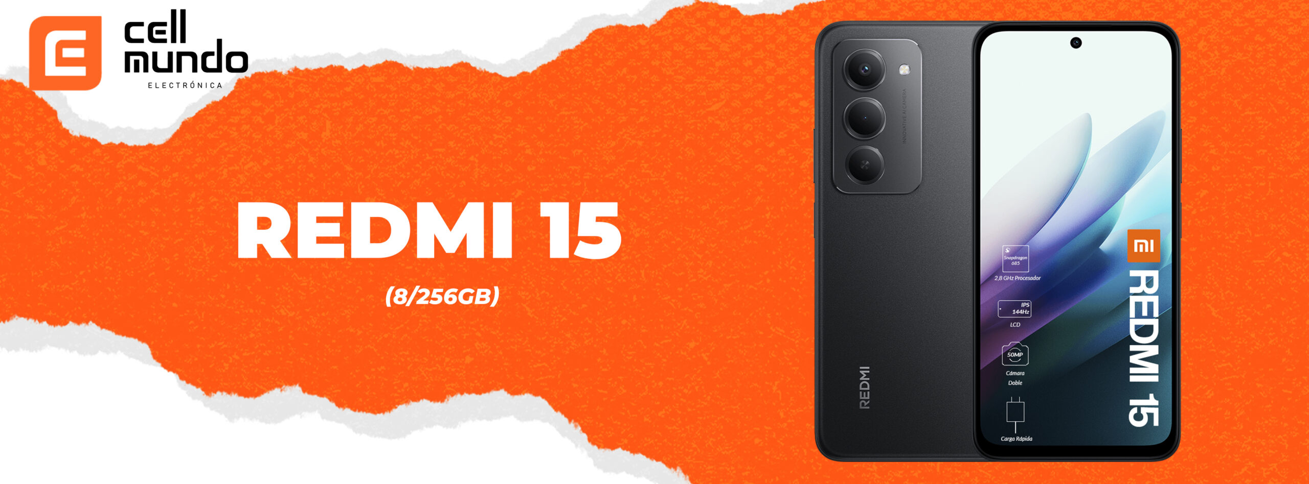 placa slider redmi 15